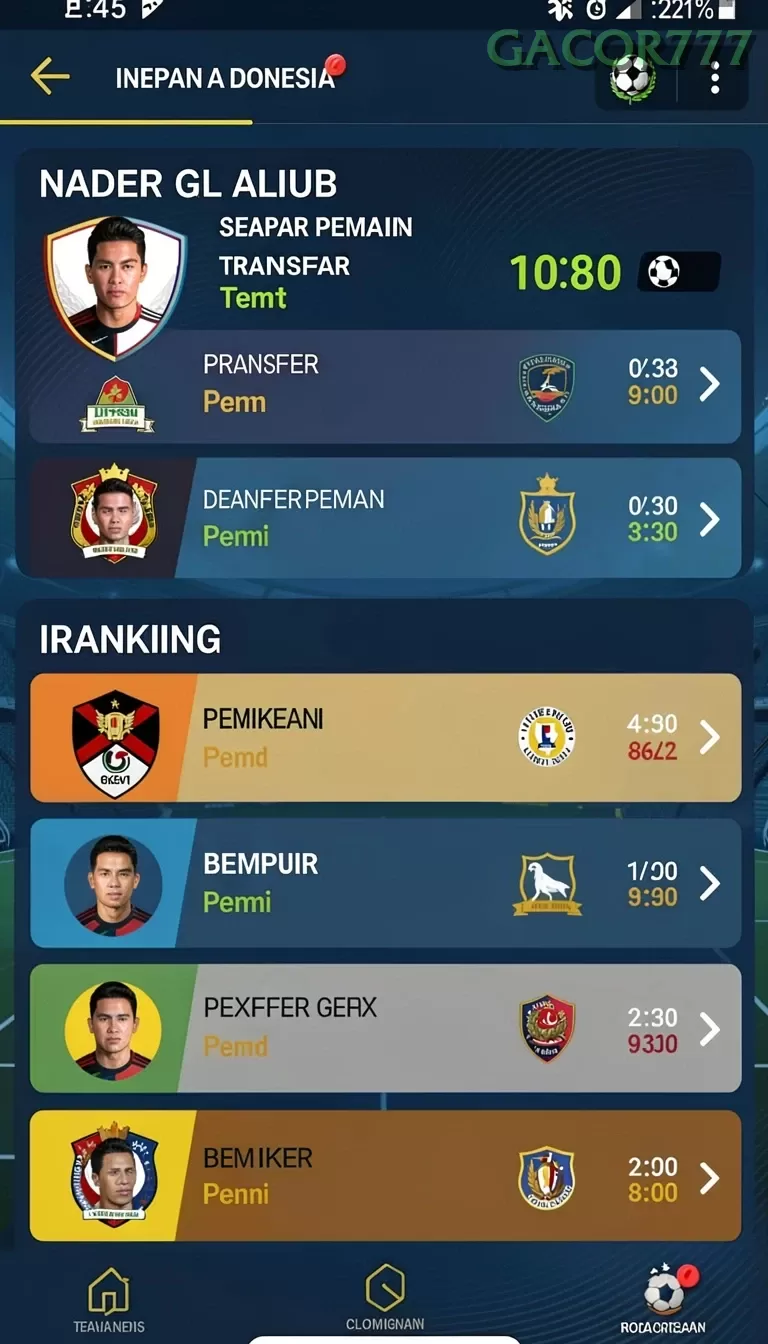 Cuplikan layar API5000 — pengaturan akun